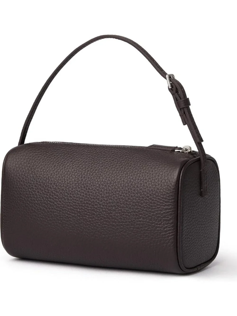 Chic Small Leather Barrel Purse for Women | Stylish Top Handle Hobo Tote